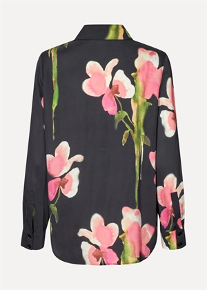 Long sleeve dry viscose skjorte Melting Flowers Stine Goya 